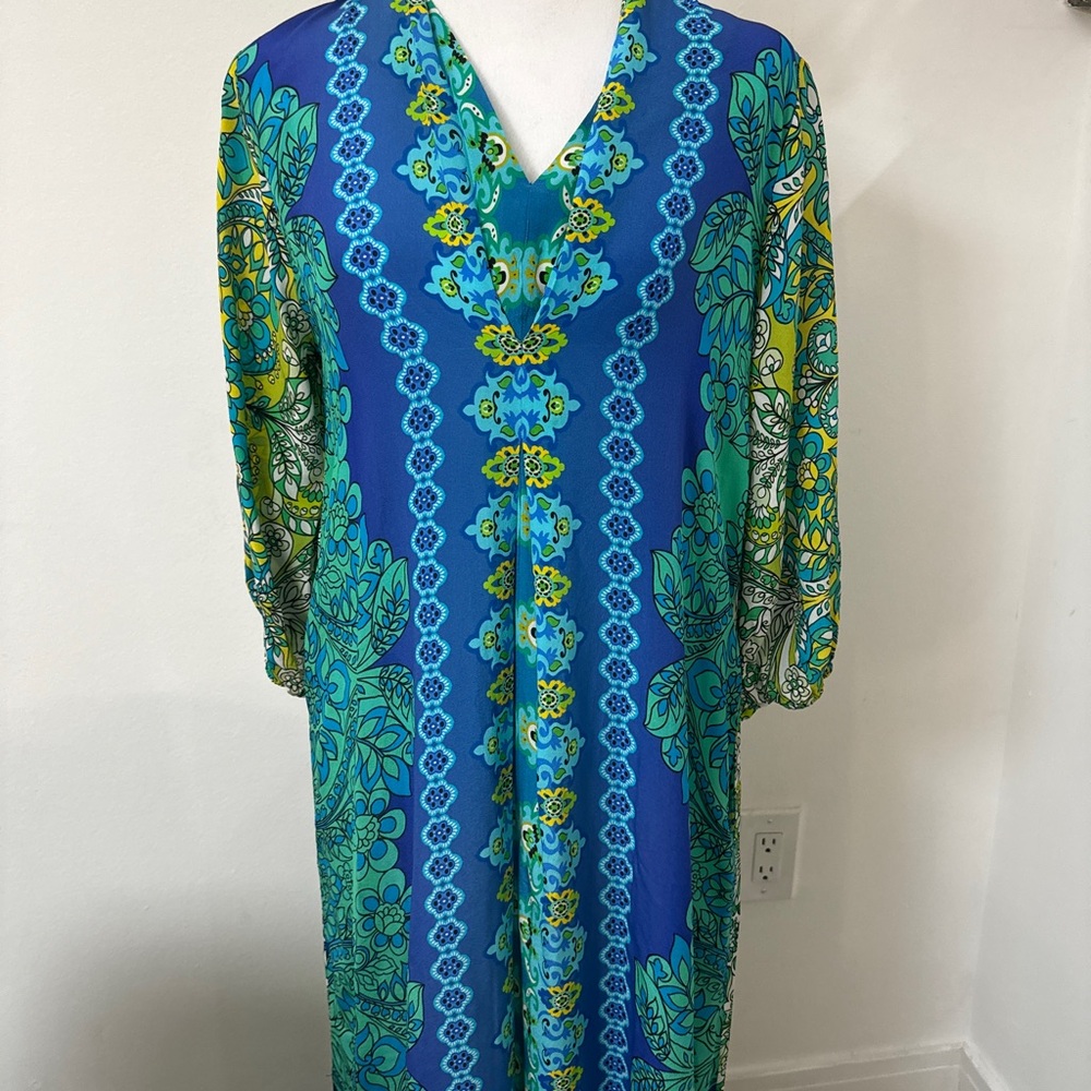NWT Johnny Was Kahinu Dress S 💙 - Picture 6 of 14